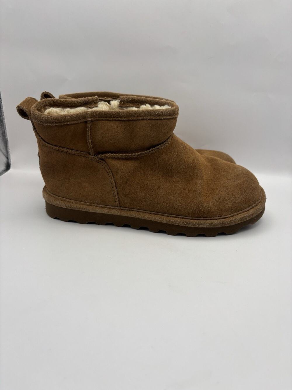 Bearpaw Shorty Boots Brown Suede Kids Size 5